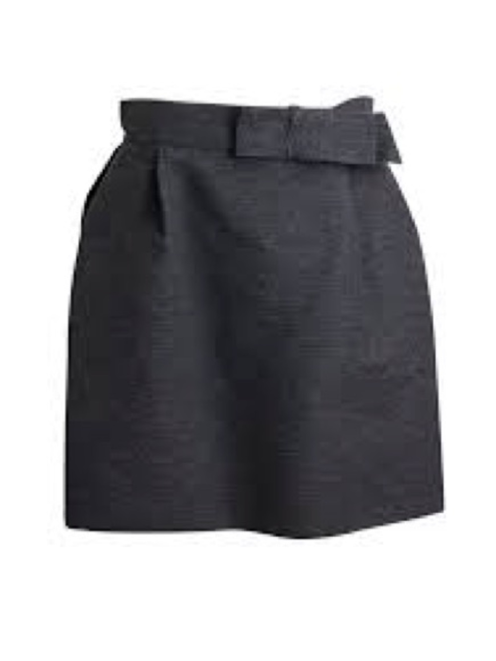 Lanvin Gray Textured Skirt